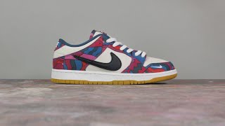 Nike SB x Parra Dunk Low Pro Shoes  Unboxing amp On Foot [upl. by Anirtak]