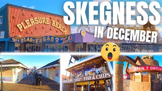 Skegness In Winter  Seafront Tour [upl. by Noxid]