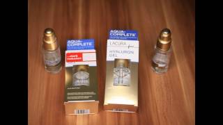 Lacura Aqua Complete Hyaluronic Gel Review amp Comparison ALDI [upl. by Asirac]