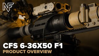 Nightforce Configurable Field Spotting Scope 636x50 F1  Overview [upl. by Irdua]