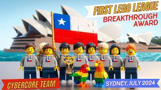 FIRST LEGO LEAGUE SYDNEY 2024 quotCYBERCOREquot TEAM WON BREAKTHROUGH AWARD ASIA PACIFIC CHAMPIONSHIP [upl. by Chaney]