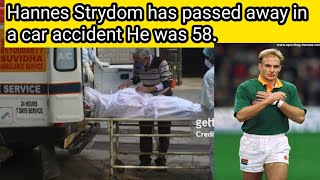 Hannes Strydom has passed away in a car accident at the age of 58 [upl. by Eldwon]