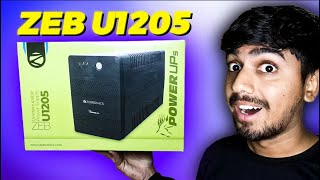 Zebronics U1205 UPS Review and BACKUP [upl. by Siddra]