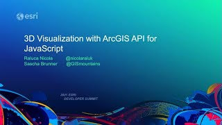 ArcGIS API for JavaScript 3D Visualization [upl. by Dodd]