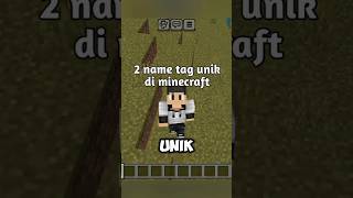 2 name tag unik di minecraft part1 [upl. by Arreyt]