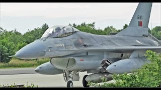 2x F16 Portugese AF Departure from Volkel [upl. by Enoob]