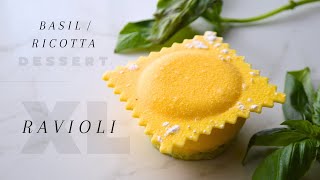 RAVIOLI 🍃 🥟 💛 Basil amp Ricotta Dessert  Denise Castagno [upl. by Reivaz85]