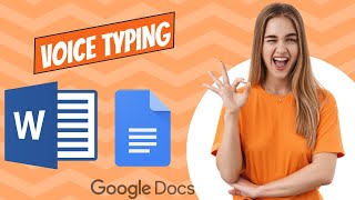 How To Use Voice Typing In Google Docs amp Microsoft Word  Voice Typing in Chrome amp Edge Browser [upl. by Cargian]