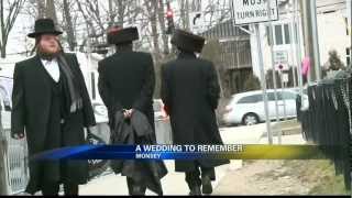 Thousands Flock to Satmar Wedding In Monsey [upl. by Ttelracs]