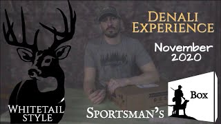 Sportsmans Box  DENALI  Whitetail Style  November 2020  Reveal AND Review [upl. by Atrahc]