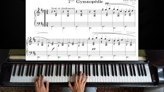 Erik Satie  Gymnopédie No1  Piano Tutorial [upl. by Neelear420]