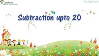 Subtraction l Learn subtraction for numbers up to 20 l Subtraction for kids l gradeclass 1 CBSE [upl. by Kant459]