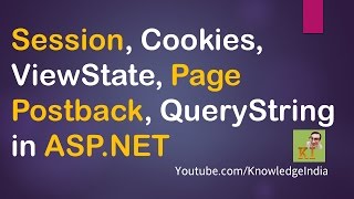 Session Cookies Viewstate QueryString Page Postback in ASPnet  English [upl. by Intirb700]