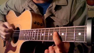 How to play Sweet Caroline Neil Diamond for 1 guitar [upl. by Yhtorod]