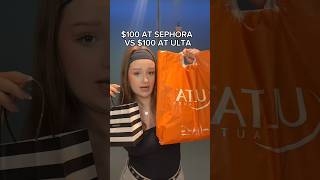 100 AT SEPHORA VS 100 AT ULTA 🛍️😳 [upl. by Ellezig]