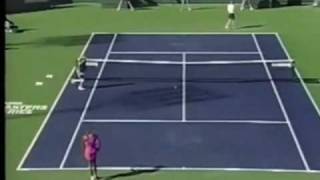 Serena Williams vs Kim Clijsters 2001 Indian Wells Highlights [upl. by Mirth]