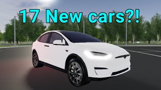 17 new cars and more update  Rensselaer County Beta ROBLOX [upl. by Casteel]