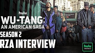 RZA Interview  Wu Tang An American Saga S2 Hulu [upl. by Yllen717]