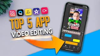 MIGLIORI 5 APP per EDITARE VIDEO GRATIS su iPhone 2020 [upl. by Elatnahc]