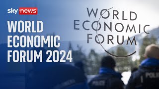 Watch The World Economic Forum 2024 release their annual Global Risk report [upl. by Adela]