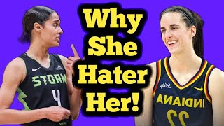 Seattle Storms Skylar Diggins Smith Pushed Caitlin Clark out of Frustrations [upl. by Thurlow740]