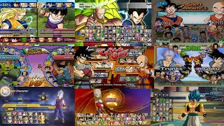 Dragon ball Games Select Screen Evolution 2002  2024 [upl. by Maggee773]