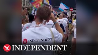 The Independent marches through London for 2023 Pride as official media partner [upl. by Niras]