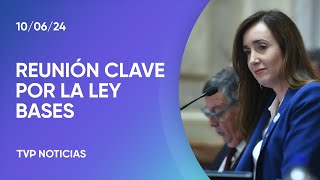 Reunión clave por la Ley Bases y el Paquete Fiscal [upl. by Kenleigh]