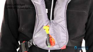 Gilet autogonflant LJ900 150 N GILET LJ 900 LIGHT  LJ900 150N light life vest [upl. by Petty]