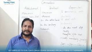 Ielts Writing Task 2  How to use Connectors in Writing essay  ielts online with Tarun [upl. by Haidedej]