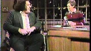 Andre the Giant on Letterman [upl. by Kralc104]