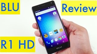 BLU R1 HD Phone Review and Camera Test  8GB  Black [upl. by Eiduj]