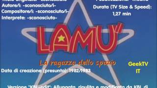 Lamù Urusei Yatsura  Sigla Italiana KBLedit Velocità corretta con Download [upl. by Glynda]