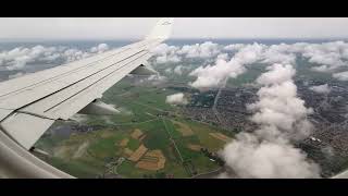 Embraer E175 KLM Landing Amsterdam Schiphol Airport [upl. by Llekcor466]