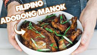 Filipino Chicken Adobo Recipe Adobong Manok [upl. by Sualk]