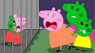 Zombie Apocalypse Zombies Appear At The Maternity Hospital🧟‍♀️  Peppa Pig PJ Mask Funny Animation [upl. by Suanne]