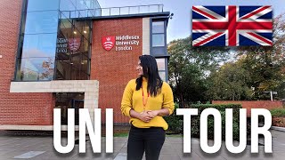 MIDDLESEX UNIVERSITY TOUR STUDENT IN LONDON Malaylam Vlog [upl. by Bellina]