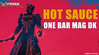 ESO  Hot Sauce  One Bar Magicka Dragonknight FIRE build  Scribes Of Fate DLC [upl. by Gwendolin]