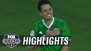 Chicharitos header gives Mexico a 10 lead vs Jamaica  2016 Copa America Highlights [upl. by Olympias]