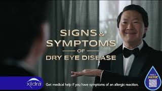 Xiidra A New Hope for Dry Eye Disease Ft Ken Jeong Official TV Commercial tvcommercials tvads [upl. by Ailegnave]