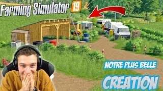 NOTRE PLUS BELLE CRÉATION  Farming Simulator 19 [upl. by Decamp]