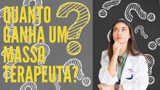 Quanto ganha um Massoterapeuta [upl. by Shandy]