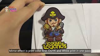 Refinecolor UV Printer  How To Use Photoshop amp PrintExp To Print Mirror Effect On Clear Acrylic [upl. by Primrosa]