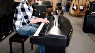 Yamaha Clavinova CVP35 Digital PianoGravity Music GearDemo Video [upl. by Ahsiled737]