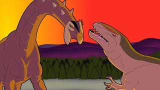 STANDOFF AT SUNDOWN  Dinosaur Animation [upl. by Skardol]