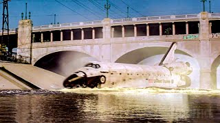 Space shuttle lands on LA [upl. by Nywled436]