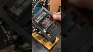 Letterpress Printing Machine Process Step By Step In Hindi  PRINTING GURUJI  PRINTING TECHNOLOGY [upl. by Jock]