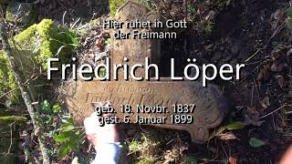 Ahnenforschung Friedrich LÖPER Friedhof in Altcüstrinchen Königsberg Neumark [upl. by Grimbal]