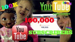 100000 SUBSCRIBERS TOYTASTIC THROW BACK The TOYTASTIC Sisters The Lilly and Mommy Show [upl. by Josy]