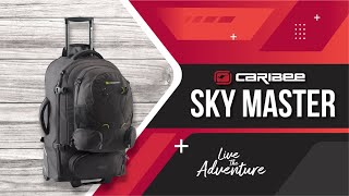 Caribee Sky Master 70 amp 80 wheel travel pack  Product Tour [upl. by Odlonra421]